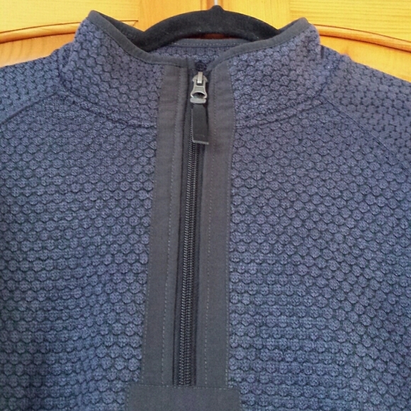 Liv Outdoor Other - NWT Liv Outdoor Men's Blue Textured Knit 1/4 Zip Pullover S